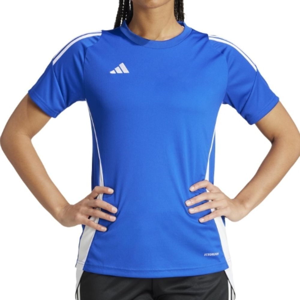 NWT Adidas Royal Blue Jersey Shirt Tiro 24 Team Soccer Futbol - Size Small